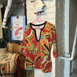 Athleta Mod Paisley Tunic in Women’s Size Regular Medium—Excellent!